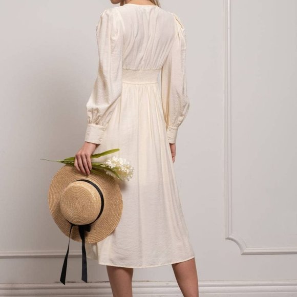 Rachel Button Up Midi Dress - Picture 3 of 7